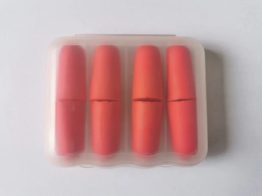 4 짝/대 편안한 소음 감소 거품 부드러운 귀 플러그 상자 포장 귀마개 수면 여행 느린 리바운드 귀마개 보호