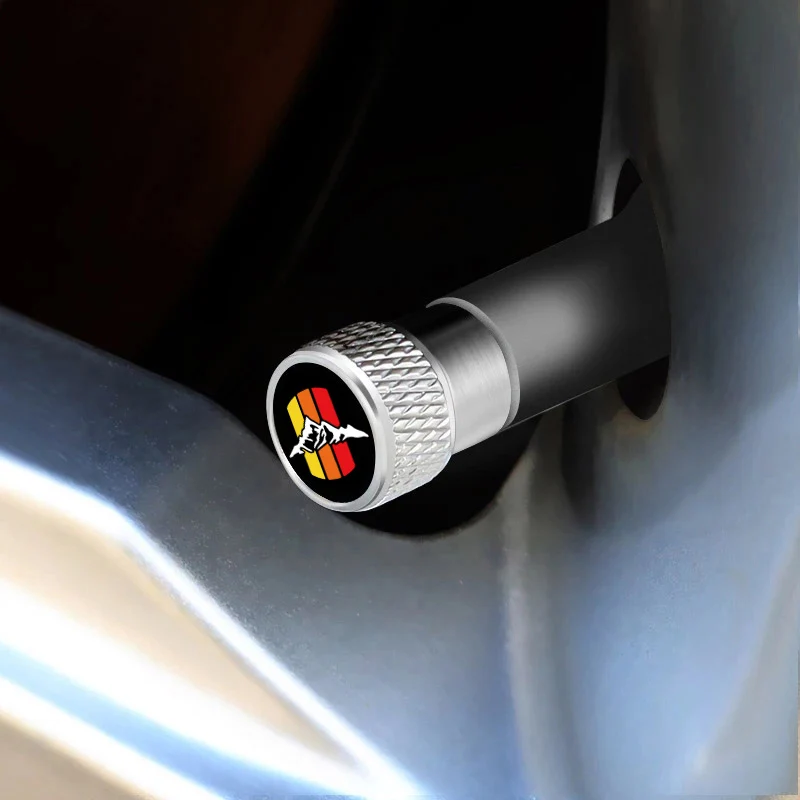 자동차 휠 타이어 밸브 스템 캡, 3 가지 색상 엠블럼 로고, 도요타 TRD 타코마 툰드라 4 러너 하이랜더 RAV4 타이어 액세서리