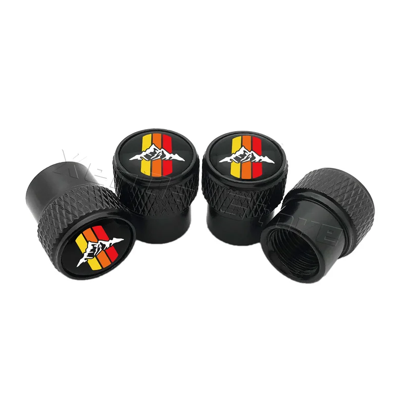자동차 휠 타이어 밸브 스템 캡, 3 가지 색상 엠블럼 로고, 도요타 TRD 타코마 툰드라 4 러너 하이랜더 RAV4 타이어 액세서리