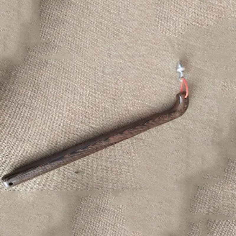 야외 EDC 웬지 우드 피트니스 EDC 백 노킹 자기 방어 스틱 나무 스틱, 개 스틱, 깨진 창문 보호