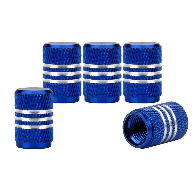 4 개/몫 타이어 스템 밸브 캡 알루미늄 자동차 방진 캡 타이어 휠 스템 에어 밸브 캡