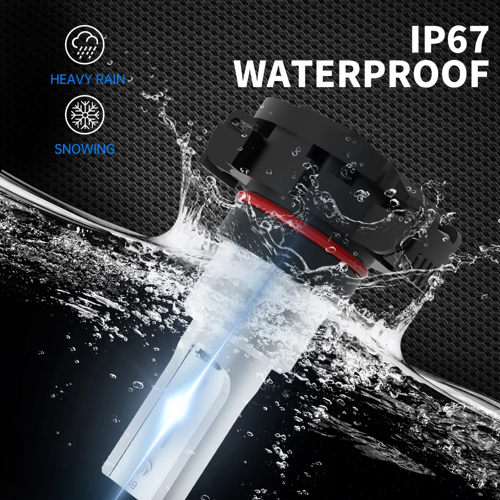 AENVTOL 2pcs Canbus 2504 PSX24W 지프 그랜드 체로키 wk2 랭글러 jk 패트리어트 닷지 충전기 시보레 캡티바 스바루 임프레자 자동차 액세서리 LED 전구 10000LM 화이트 옐로우 골드 오류 없음 LED 헤드 라이트 안개 램프