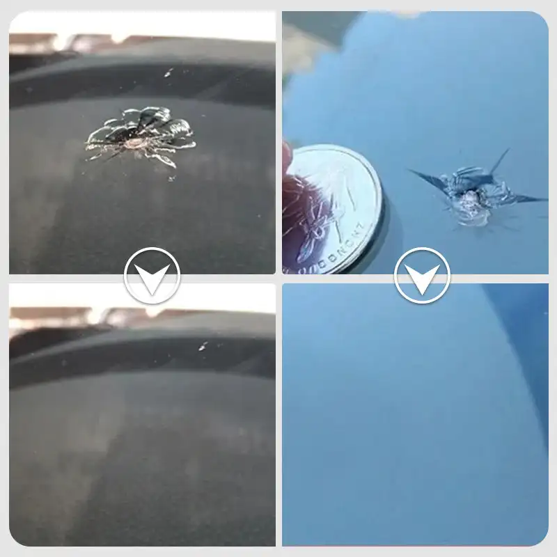 자동차 앞 유리 균열 수리 유체, 창문 수리 키트, 자동차 깨진 유리 수리용 액체 유리, 자동차 앞 유리, 20ml