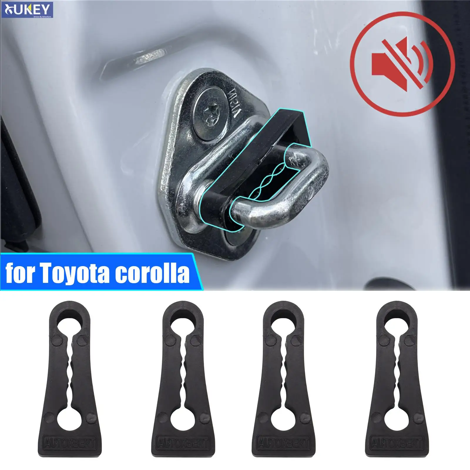 자동차 문짝 잠금 버퍼 댐퍼, 도요타 코롤라 E140, E150, E170, E180, E210, 방음 절연, 조용한 청각 장애 소음 도장 title=자동차 문짝 잠금 버퍼 댐퍼, 도요타 코롤라 E140, E150, E170, E180, E210, 방음 절연, 조용한 청각 장애 소음 도장