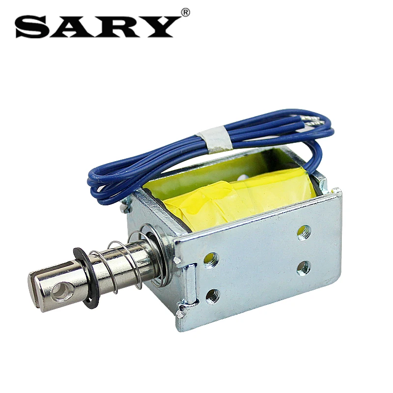 소형 자석 솔레노이드 푸시 앤 풀 오픈 프레임 전자석 스트로크, DC12V24V, 10mm 장시간 작동 가능 title=소형 자석 솔레노이드 푸시 앤 풀 오픈 프레임 전자석 스트로크, DC12V24V, 10mm 장시간 작동 가능 