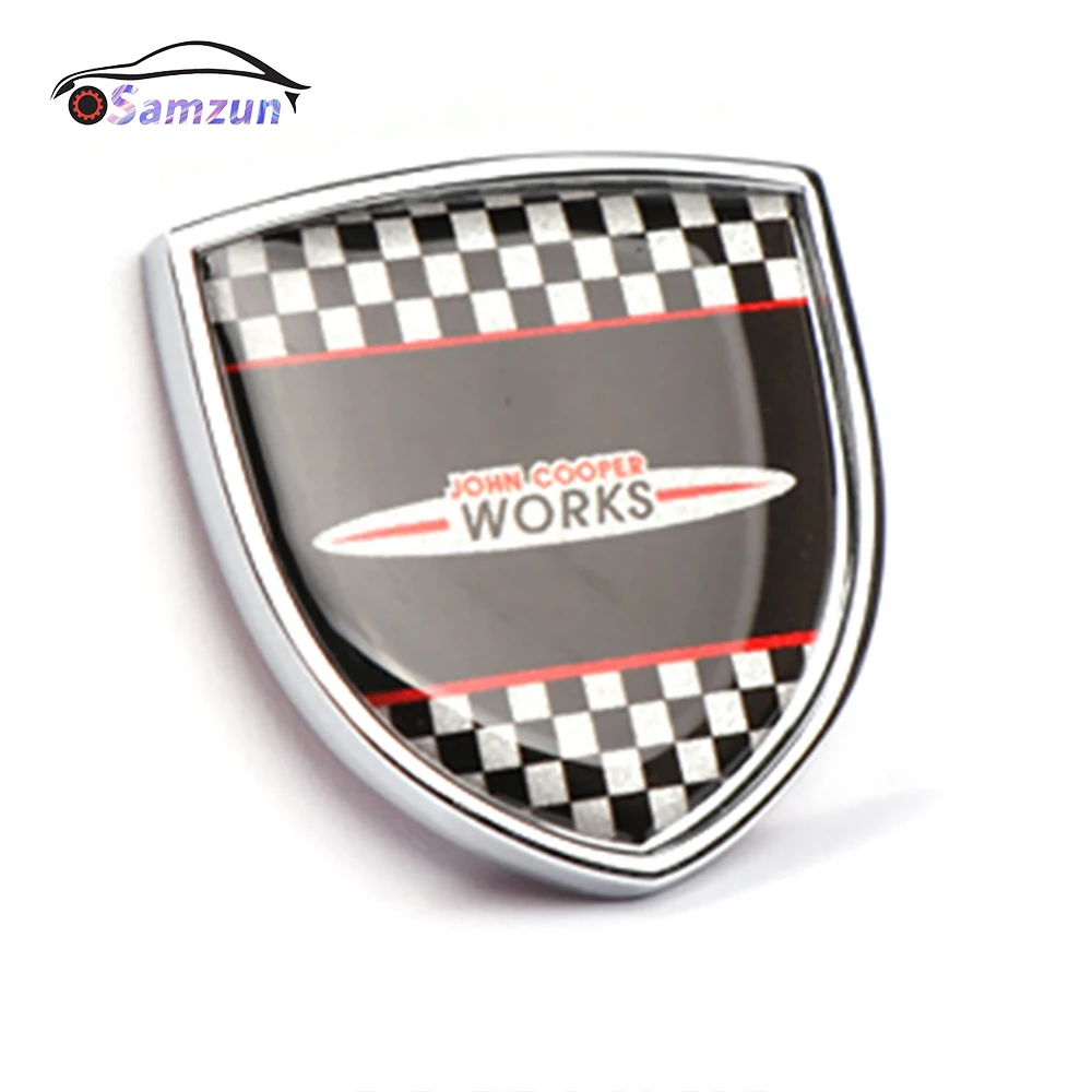 자동차 데칼 스티커 액세서리 합금 배지 페이스트 실드 스타일링 커버, 미니 쿠퍼 S One F54 F55 F56 F60 R55 R56 R60 용 범용