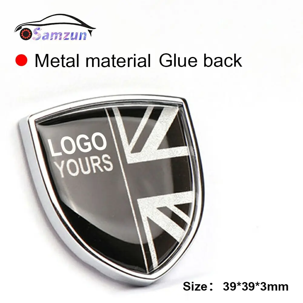 자동차 데칼 스티커 액세서리 합금 배지 페이스트 실드 스타일링 커버, 미니 쿠퍼 S One F54 F55 F56 F60 R55 R56 R60 용 범용