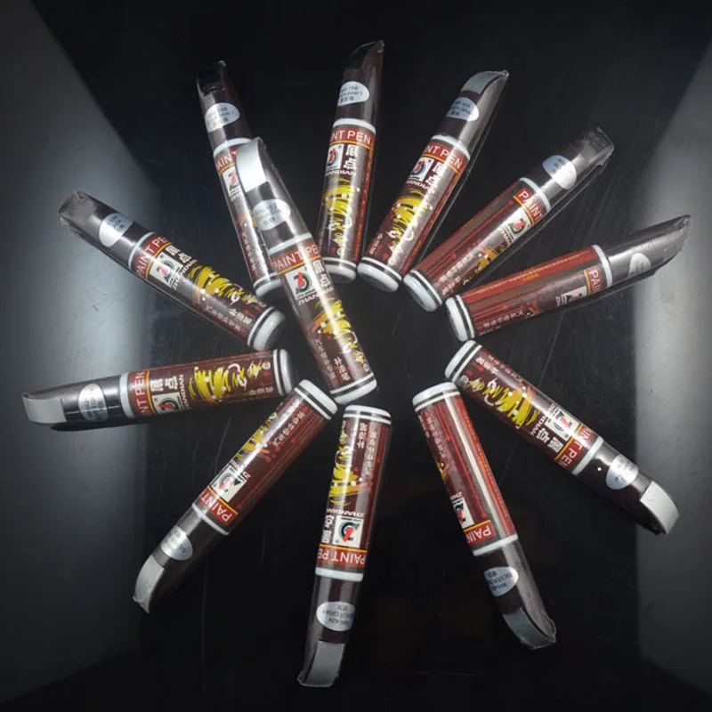 전문 자동차 페인트 무독성 영구 방수 수리 펜, 투명 자동차 스크래치 리무버 페인팅 펜, 2 개