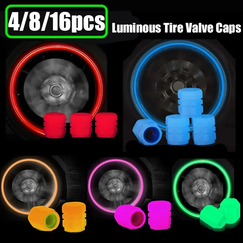 야광 타이어 밸브 캡, 멀티 컬러 형광 야간 발광 장식, 오토바이 자전거 휠 깍지, 방진 타이어 밸브 스템 캡 title=야광 타이어 밸브 캡, 멀티 컬러 형광 야간 발광 장식, 오토바이 자전거 휠 깍지, 방진 타이어 밸브 스템 캡 