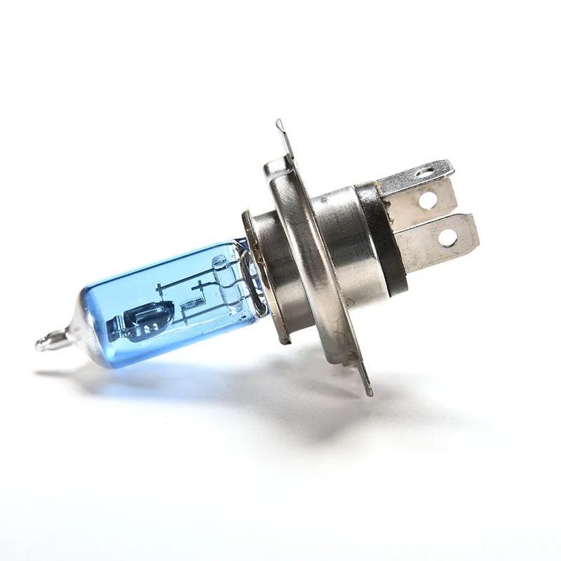 자동차 헤드라이트 할로겐 전구, 고출력 주차 헤드라이트 램프, 자동차 액세서리, 매우 밝은 흰색 안개등, H4, 100W, 12V, 2 개