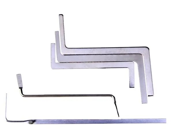 4in1 전문 잠금 픽 세트, 자물쇠 제조공 도구, 후크 제거, 잠금 핀, 깨진 키 추출기, 손 도구