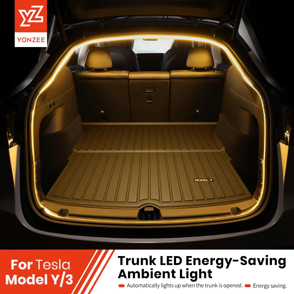 YZ 테슬라 모델 Y용 범용 12V 5M 프렁크 브라이트닝 LED 스트립, 변형 앰비언트 조명, 유연한 트렁크 캠핑 스톨 링팅 title=YZ 테슬라 모델 Y용 범용 12V 5M 프렁크 브라이트닝 LED 스트립, 변형 앰비언트 조명, 유연한 트렁크 캠핑 스톨 링팅 
