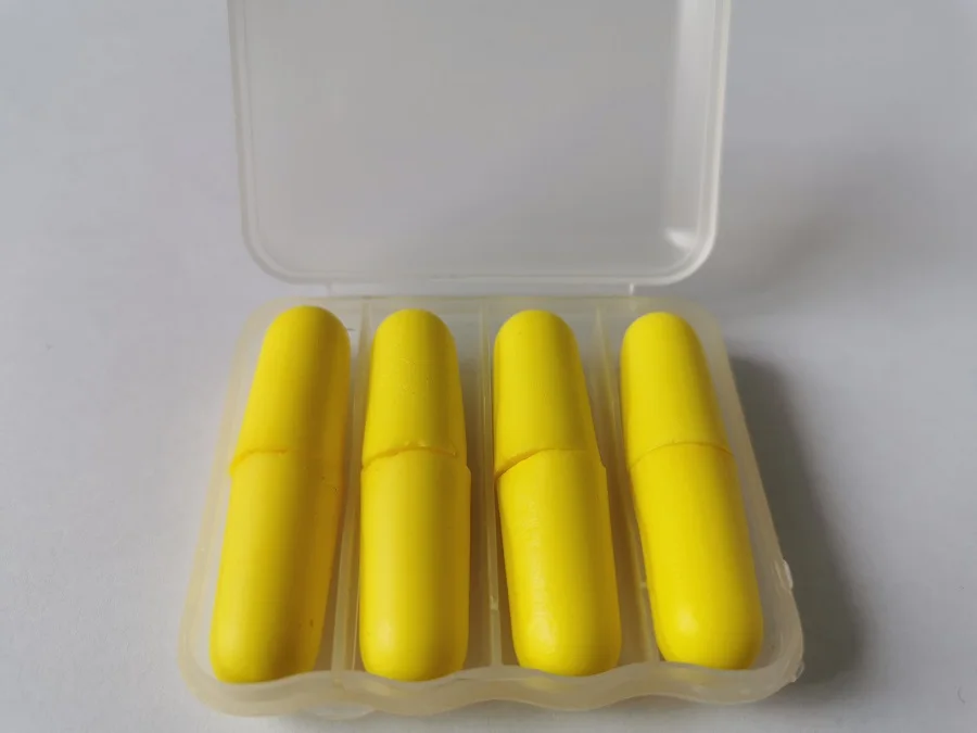 4 짝/대 편안한 소음 감소 거품 부드러운 귀 플러그 상자 포장 귀마개 수면 여행 느린 리바운드 귀마개 보호