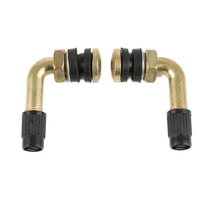자동차 밸브 스템 휠 타이어 튜브리스 밸브 스템 캡, 90 도 각도 어댑터, 자동차 오토바이 액세서리, 휠 타이어 및 부품, 2 개
