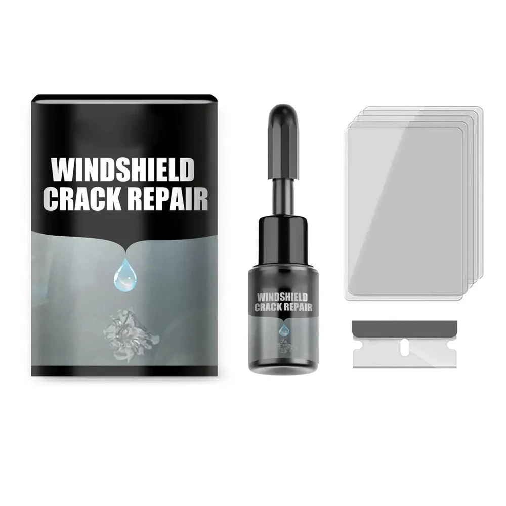 자동차 앞 유리 균열 수리 유체, 창문 수리 키트, 자동차 깨진 유리 수리용 액체 유리, 자동차 앞 유리, 20ml