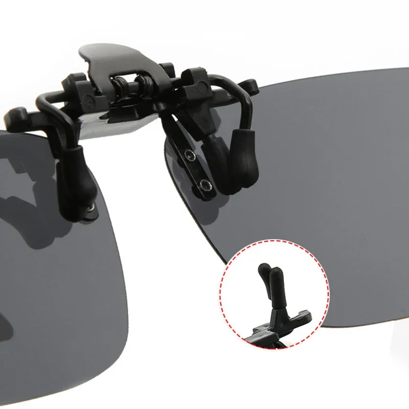 낚시 편광 파일럿 플립 업 클립 선글라스, 남성 광변색 UV400, 여성 운전 선글라스, 색상 변경, 야간 투시경