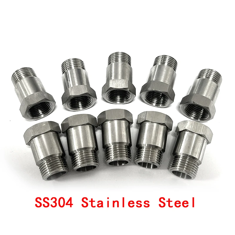 스테인레스 스틸 M18 X 1.5 마개 스레드 O2 산소 센서 테스트 파이프 확장 익스텐더 어댑터 스페이서, 1 개