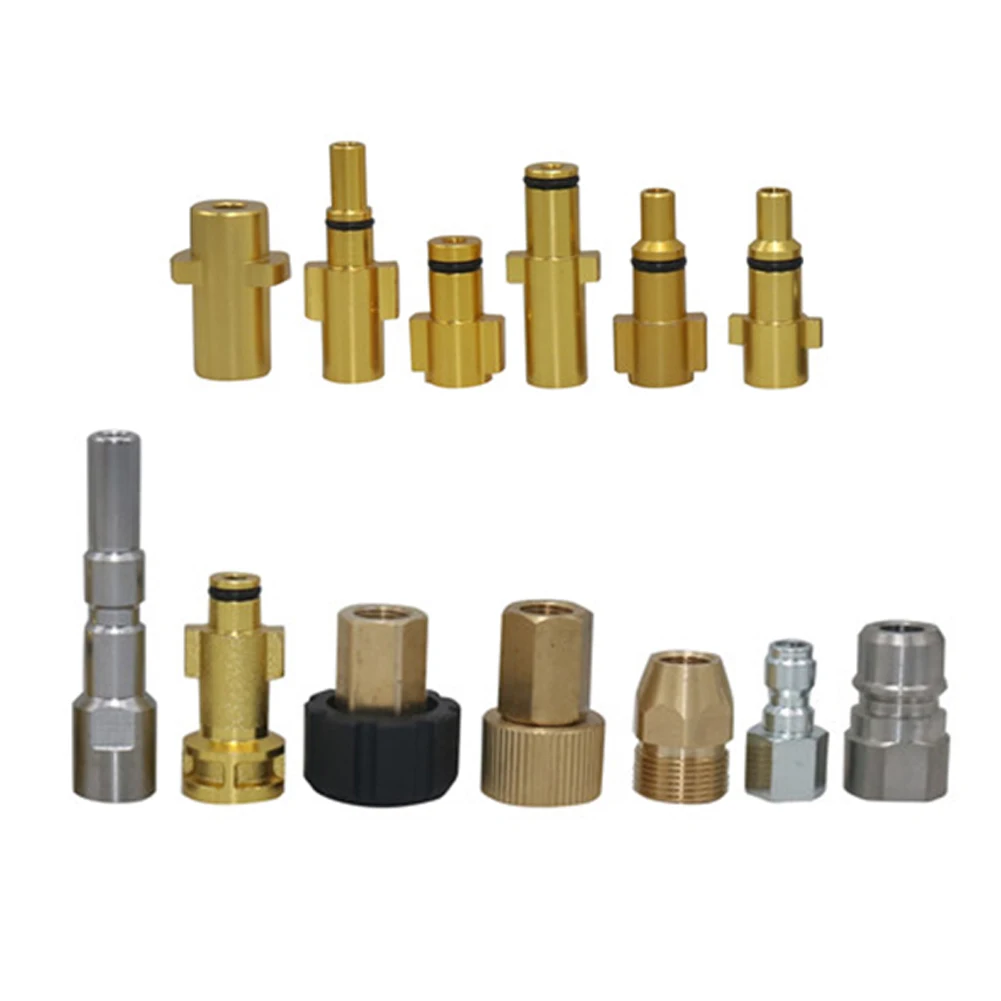 Nilfisk Karcher Huter Elitech Lavor용 금속 어댑터 폼 깍지, 거품 발생기, 고압 세척기, 비누 거품기