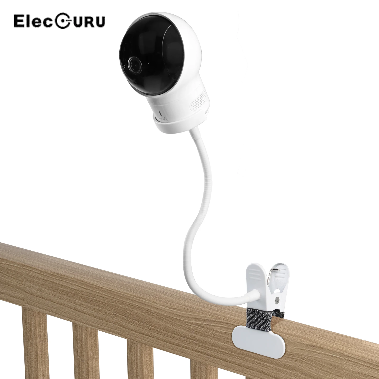 Eufy SpaceView 비디오 베이비 모니터 홀더, 유아용 침대 선반 또는 가구 용 클립이있는 유연한 클립 클램프 마운트 title=Eufy SpaceView 비디오 베이비 모니터 홀더, 유아용 침대 선반 또는 가구 용 클립이있는 유연한 클립 클램프 마운트 