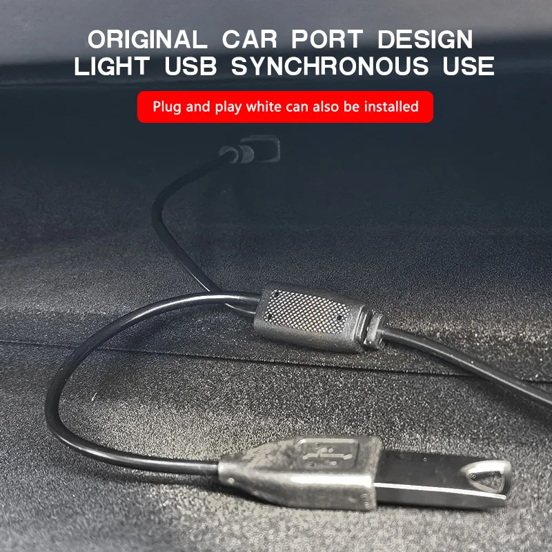 센터 콘솔 대시보드 무선 충전 조명, 테슬라 모델 3 Y용, RGB 네온 LED 앰비언트 램프, USB 전원 앱 컨트롤러, 64 색