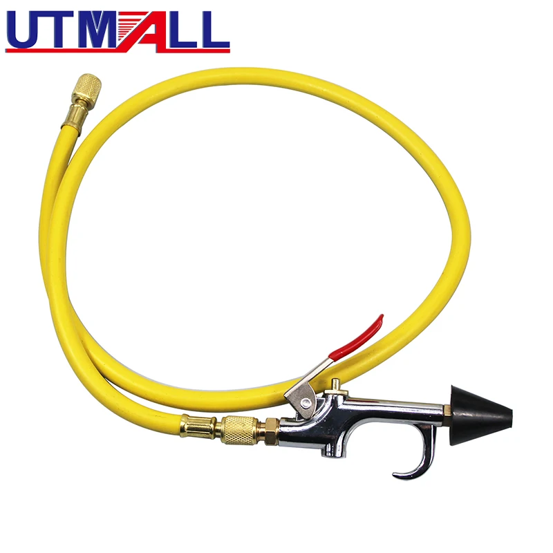 A/C AC 에어컨 시스템 플러시 캐니스터 건 키트, 에어컨 플러시 냉각 에어건 세트, R134 R12 R22 R410 R404