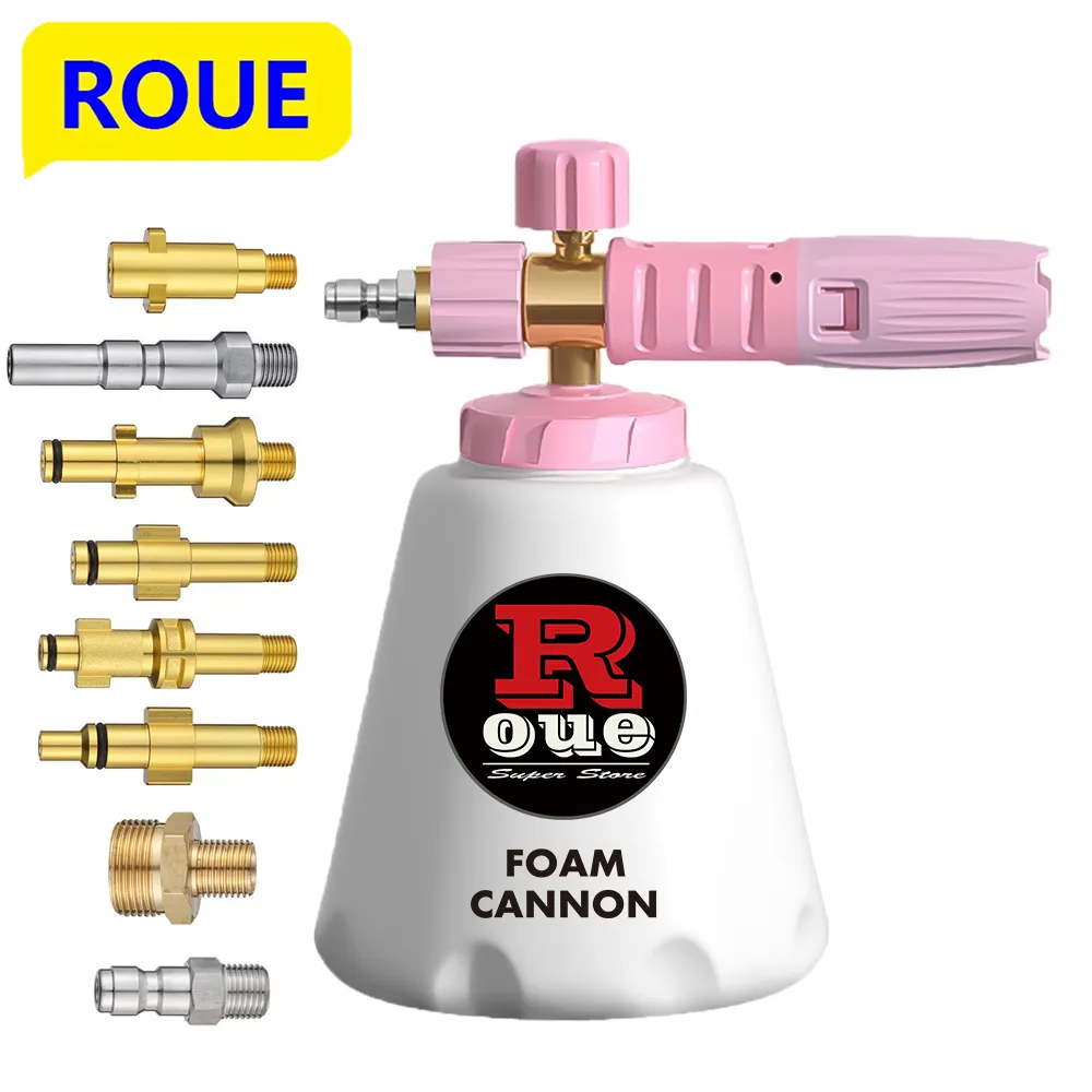 압력 와셔 황동 코어 폼 건, 1L 스노우 폼 건, 깍지 조절 가능, 1/4 인치 수 디펜서, Karcher Bosch Lavor title=압력 와셔 황동 코어 폼 건, 1L 스노우 폼 건, 깍지 조절 가능, 1/4 인치 수 디펜서, Karcher Bosch Lavor 