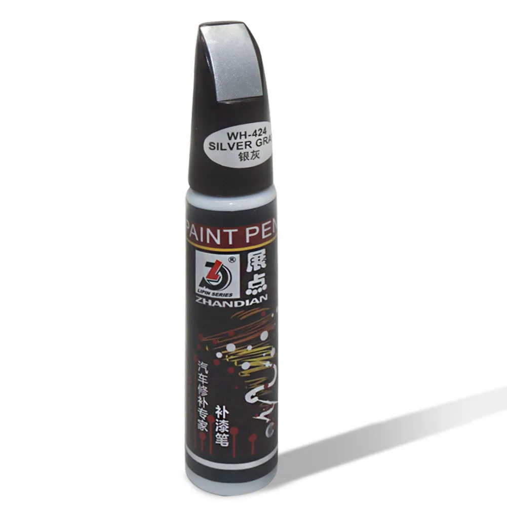 전문 자동차 페인트 무독성 영구 방수 수리 펜, 투명 자동차 스크래치 리무버 페인팅 펜, 2 개