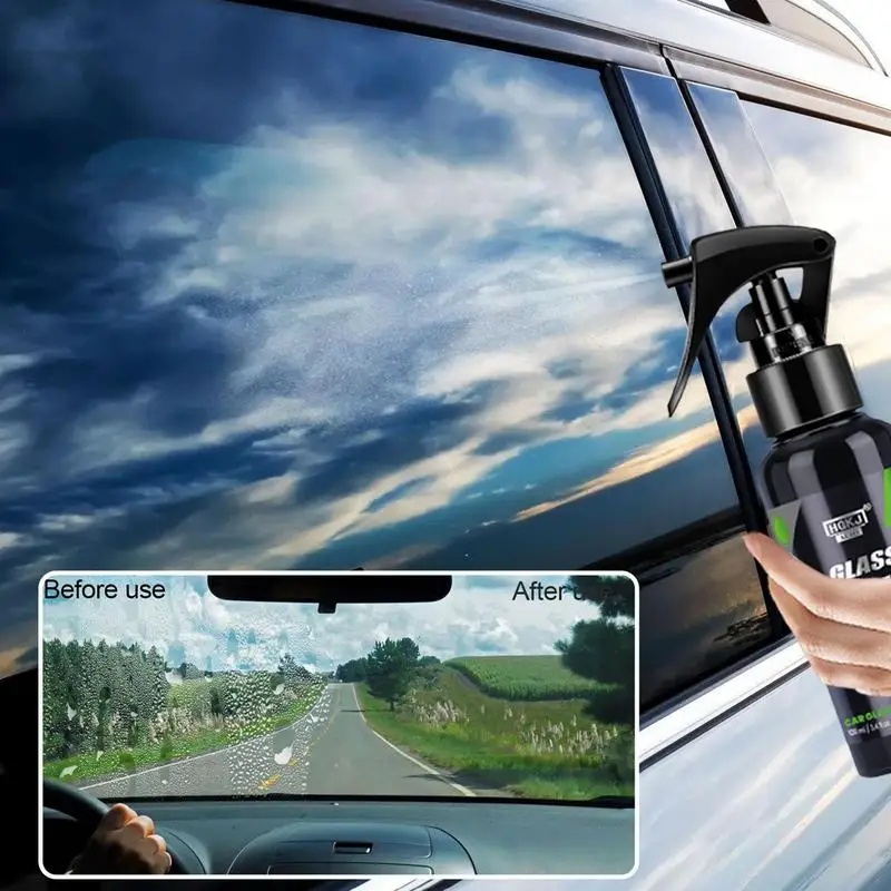 50/100/300ml 자동차 유리 김서림 방지 에이전트 바람막이 유리 방수 스프레이 방수 나노 페인트 소수성 코팅 자동차 청소, 나노 페인트, 차량 청소