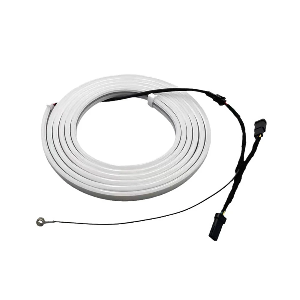 자동차 전면 트렁크 트렁크 LED 변형 서라운드 라이트 스트립, 테슬라 모델 3 Y S X 2021-2023 방수 유연한 실리콘 LED 스트립