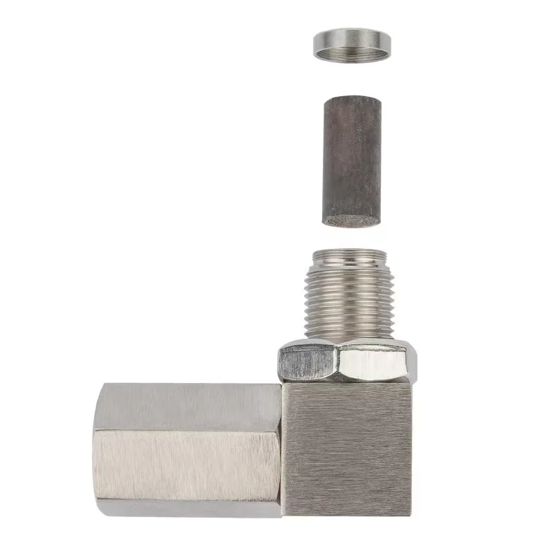 자동차 부품 배기 파이프 산소 센서 확장, M18 90 도 45 도, 3 방향 촉매 변환기 산소 센서 가스