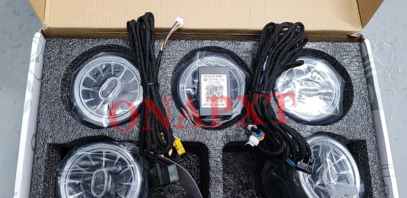 벤츠 A/C/E/S/V/CLA/GLA/GLC W176 W205 W213 W222 W447 W117 W156 X253 블루투스 APP 노즐 앰비언트 라이트 에어 벤트 터빈 용 LED