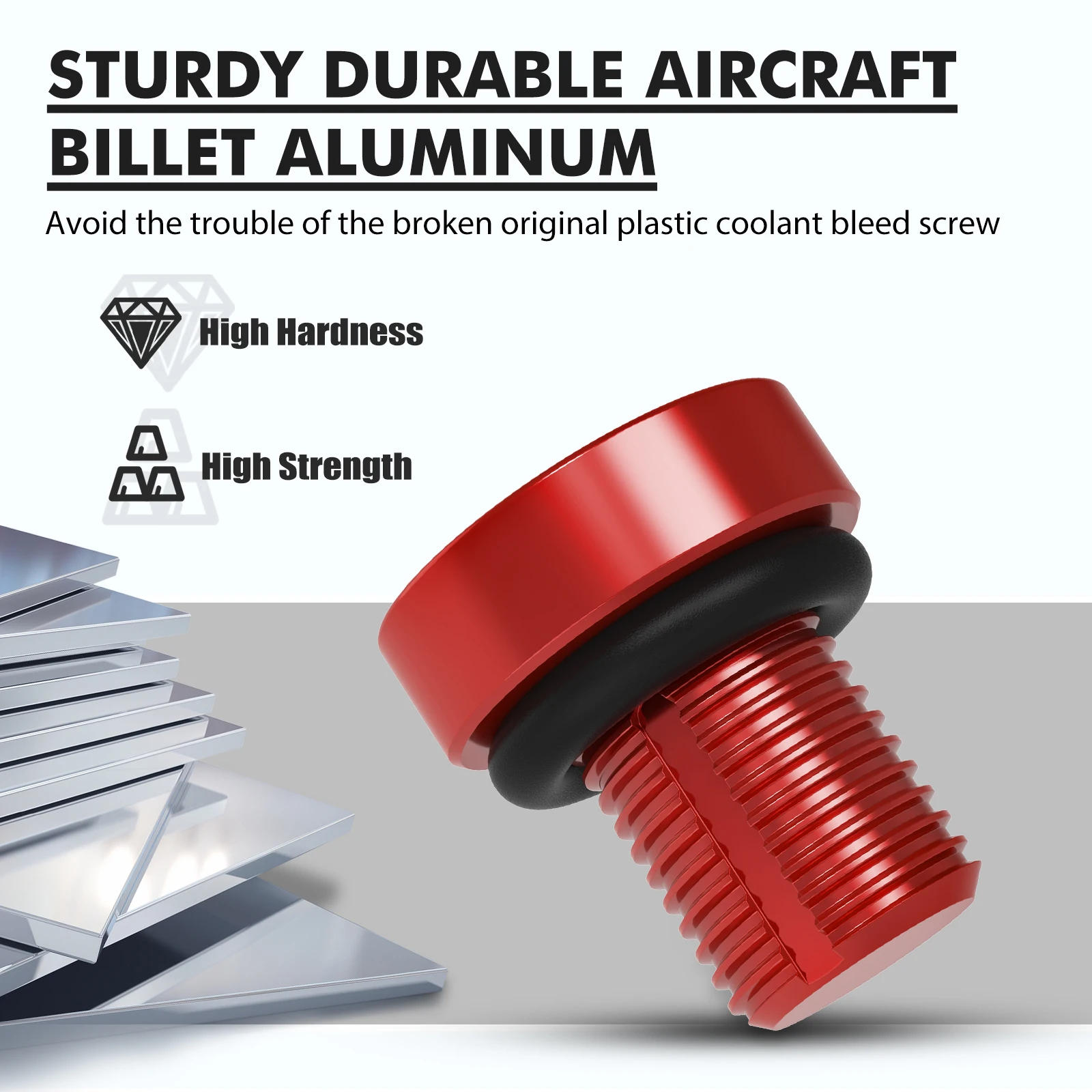 BEVINSEE 냉각수 온도조절기 하우징 블리드 스크류, BMW E46 E39 E90 E91 E92 E60 E61 E85 Z4 브리더 밸브 볼트 라디에이터 자동차 키트