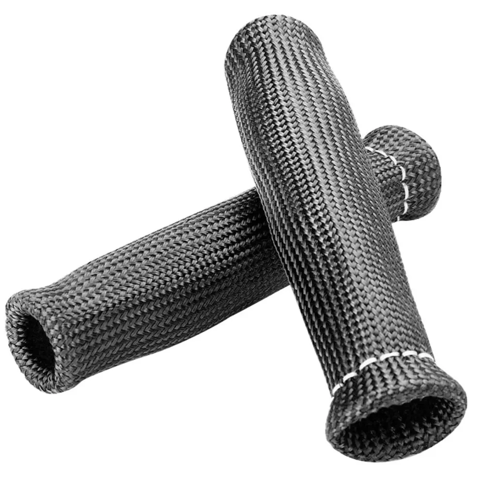 점화 플러그 와이어 부츠, 열 차폐 보호대 슬리브, 자동차 코드, 열 차폐 커버, 유리 섬유 절연체, 1200 ° F, 세트당 8 개