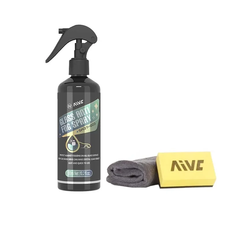 자동차 유리 김서림 방지 스프레이, Aivc 겨울 인테리어 윈드실드 안개방지 코팅제, 창문 거울 김서림 방지 클리어 비전, 자동차 청소