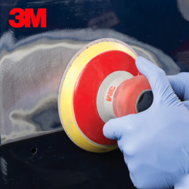 10 개 3M 정통 오리지널 보라색 깨끗한 회오리 바람 건조 연마 사포, P80/120/180/240/320/400/500 자동차 페인팅