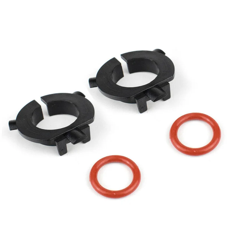 LED 헤드라이트 전구 어댑터 베이스, 자동 H7 어댑터, 램프 홀더, 소켓 베이스, 블랙, 기아 미쓰비시 닛산용 자동차 액세서리, 2 개