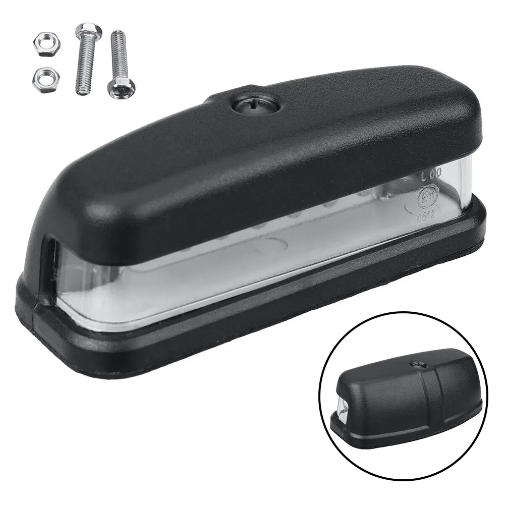 자동차 트럭 번호 번호판 라이트, 후방 테일 라이트, 트레일러 버스 화물차 방수, 6 LED, 1 개