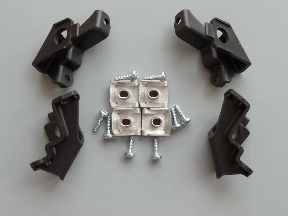 자동차 헤드라이트 수리 키트 홀더, 좌우 고정 클립, 패스너 수리 키트, VW 폴로 2009-2017 6R0998226 6R0998225