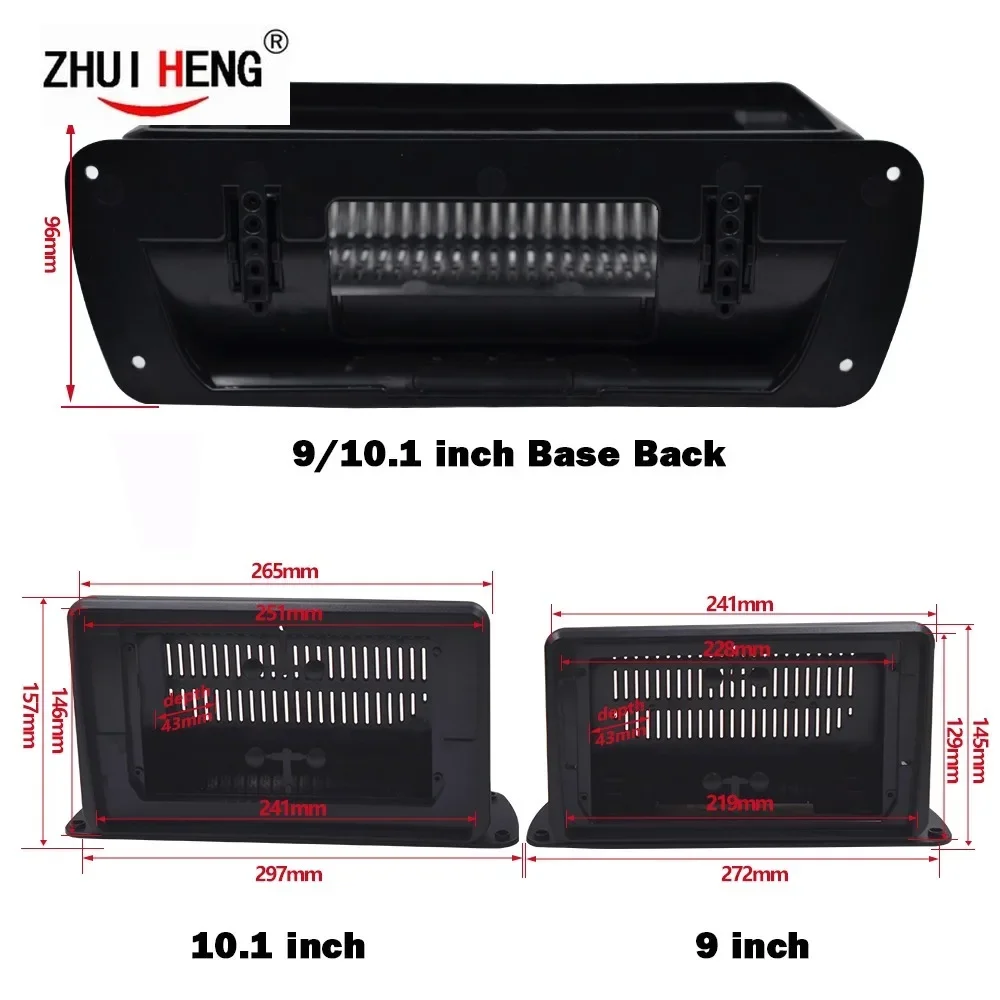 범용 라디오 페시아 대시 장착 프레임 트림 키트 페이스, 오래된 자동차 트럭, 모터홈, RV 스테레오 패널, 9 인치 또는 10 인치, 2 Din title=범용 라디오 페시아 대시 장착 프레임 트림 키트 페이스, 오래된 자동차 트럭, 모터홈, RV 스테레오 패널, 9 인치 또는 10 인치, 2 Din