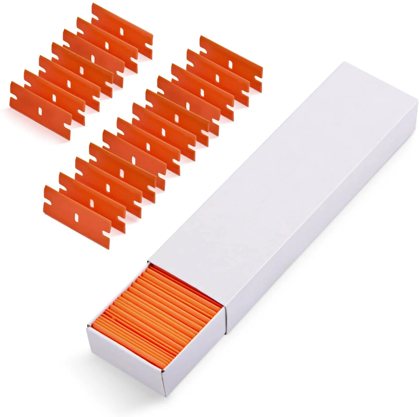 면도날 스크레이퍼 플라스틱 창 유리 접착제 클리너 리무버 나이프 블레이드 틴팅 라벨, 데칼 접착제 리무버 도구 100 피스 title=면도날 스크레이퍼 플라스틱 창 유리 접착제 클리너 리무버 나이프 블레이드 틴팅 라벨, 데칼 접착제 리무버 도구 100 피스