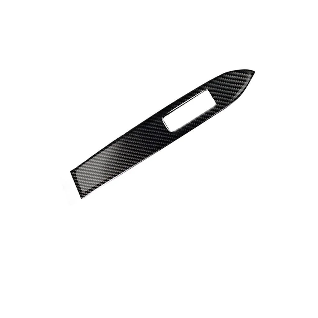 탄소 섬유 인테리어 대시보드 센터 콘솔 패널 커버 몰딩 트림, 포드 머스탱 2015 2016 2017 2018 2019 2020