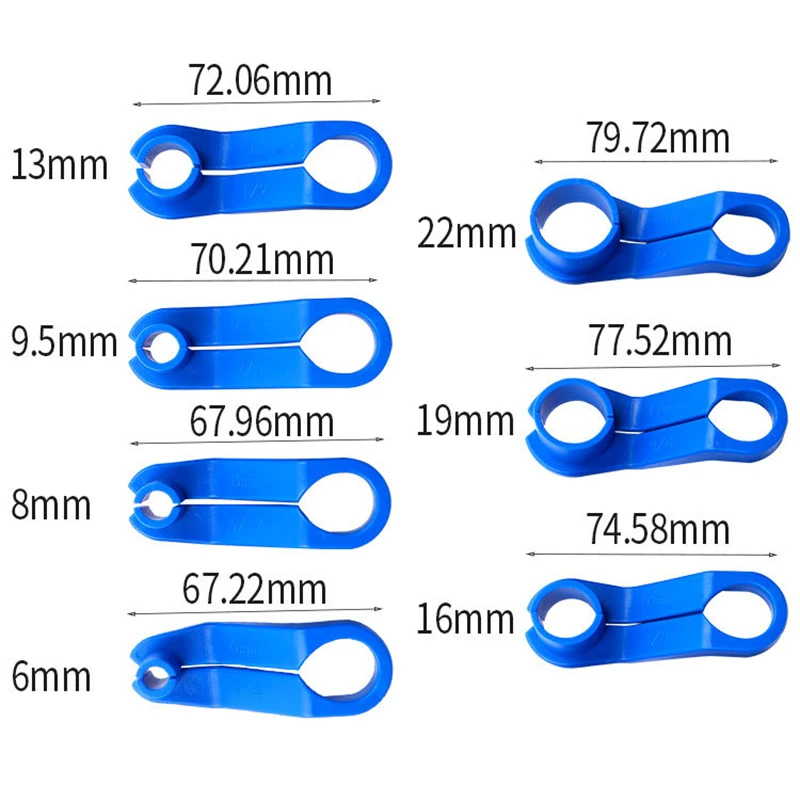 AC 연료 라인 분리 도구, 자동차 에어컨 수리 도구 키트, 포드 크라이슬러용 자동차 액세서리, 세트당 7 개