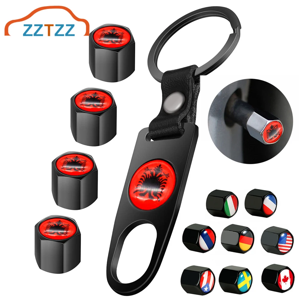 아연 합금 알바니아 국기 자동차 휠 타이어 밸브 캡 에어 커버 1 개 가죽 버클 렌치, 자동차 액세서리 스템 캡, 4 개 title=아연 합금 알바니아 국기 자동차 휠 타이어 밸브 캡 에어 커버 1 개 가죽 버클 렌치, 자동차 액세서리 스템 캡, 4 개