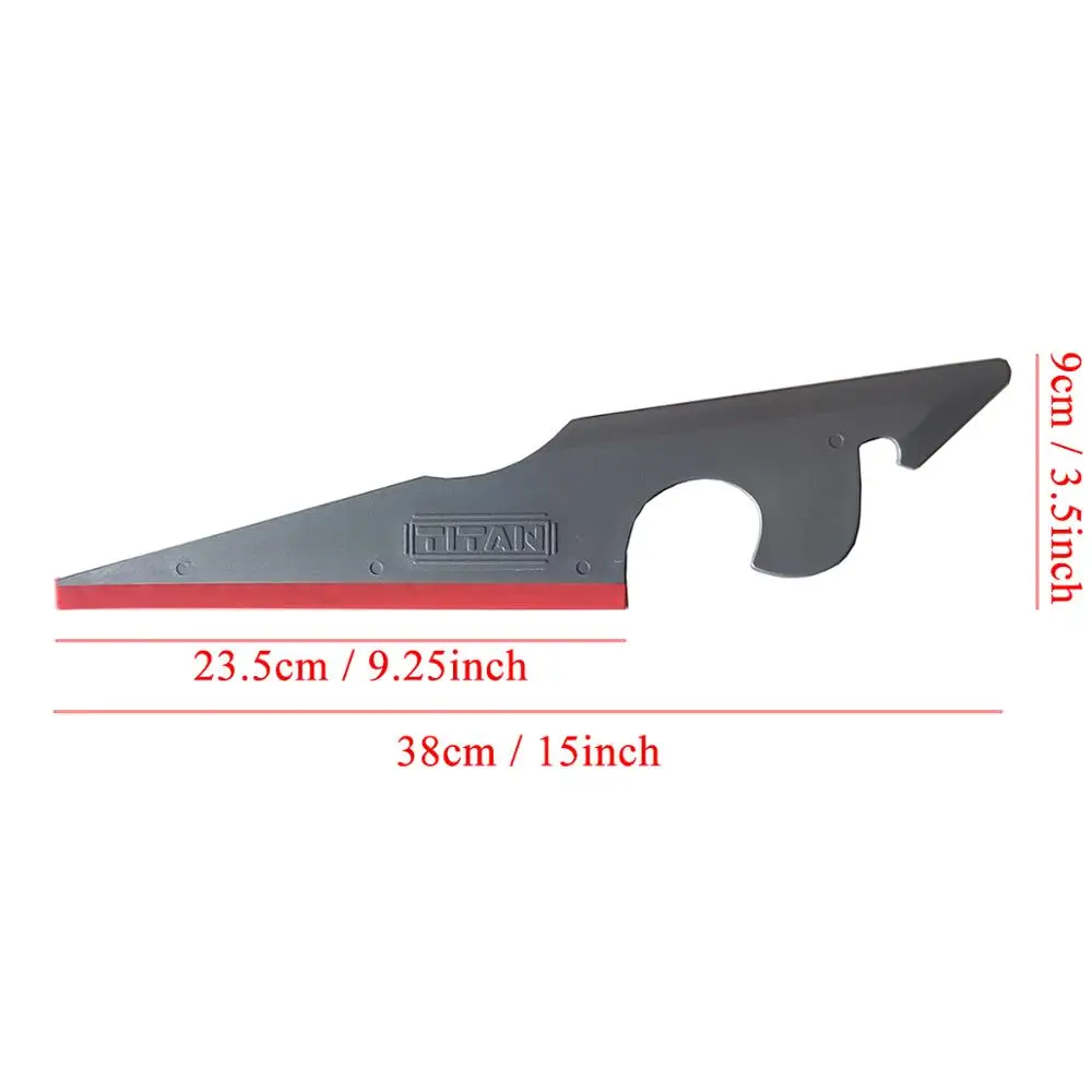 유리창 틴트 워터 와이퍼 스퀴지, 고무 팁 포함, 비닐 랩, 자동차 앞유리 욕실 거울 스퀴지 A72