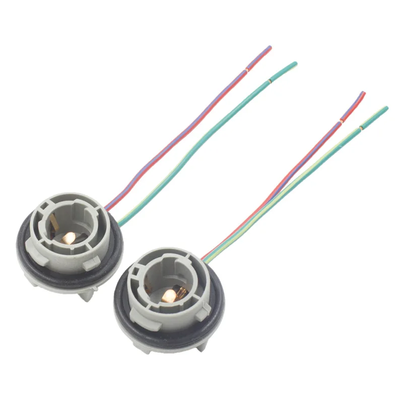 방향 지시등 헤드라이트용 어댑터 베이스 소켓 커넥터, 1156 BA15S BAU15S 1157 BAY15D 램프 홀더 전구, PY21W P21W, 1 개