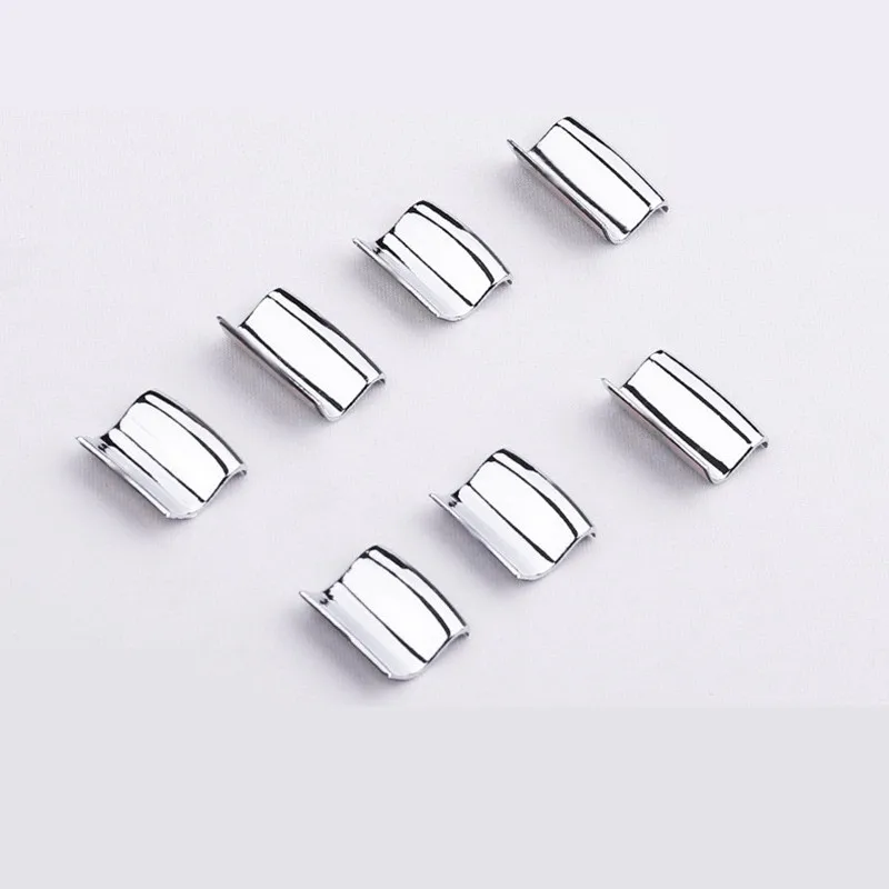 크롬 창문 유리 리프트 버튼 커버 트림 데칼, 도요타 VIOS ALTIS CAMRY RAV4 위시 야리스 자동차 인테리어 액세서리, 7 개