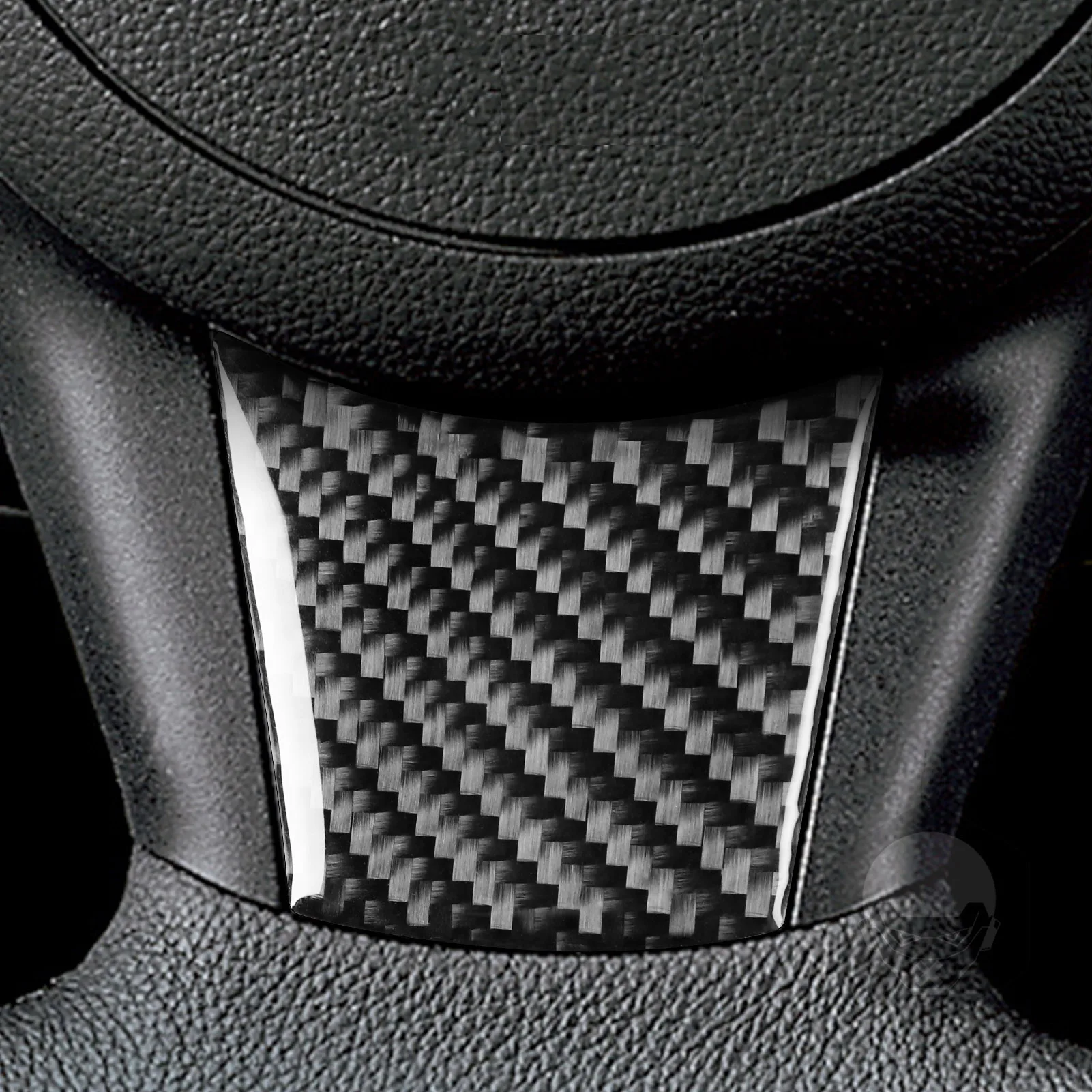 BMW 5 시리즈 E60 2004 2005 2006 2007 핸들 버튼 턱 패널 프레임 스티커, 탄소 섬유 자동차 인테리어 액세서리