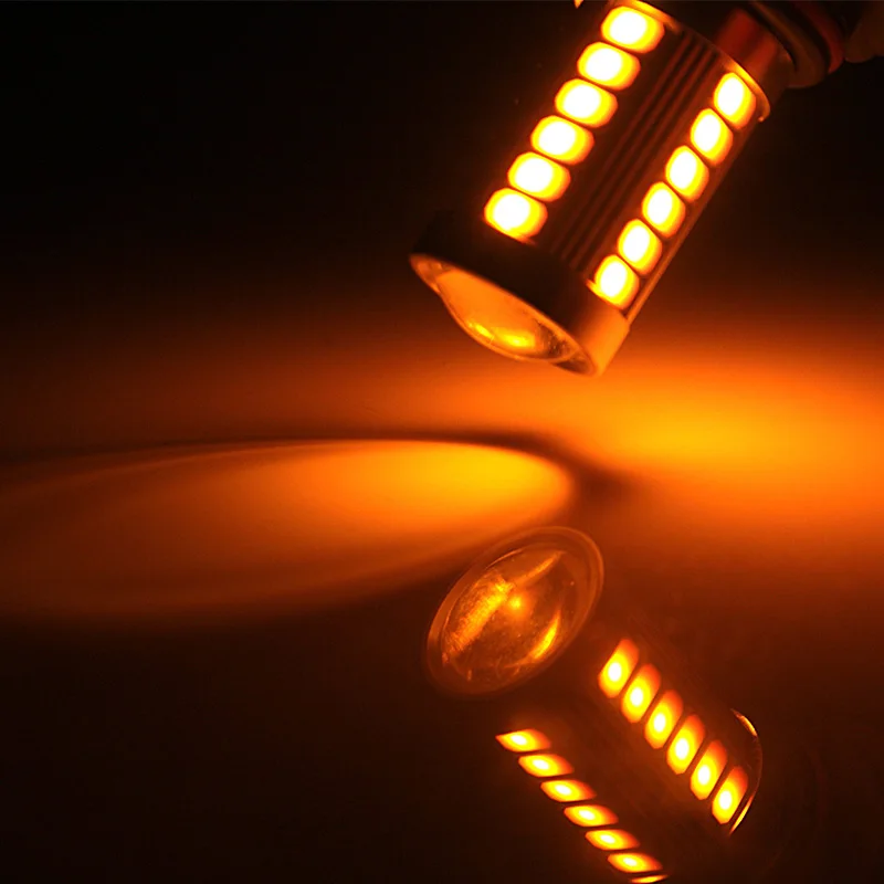 차량용 LED 안개등 또는 주행등 램프, LED 5202 H16(EU) PSX24W 5630 33SMD 전구, 12V 6000K 화이트 3000K, 2 개