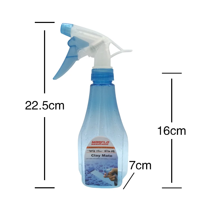 Marflo 세차 클레이 윤활유 병, 블루 그린, 매직 클레이 패드 타올, 미트 블록, Brilliatech BT-2017