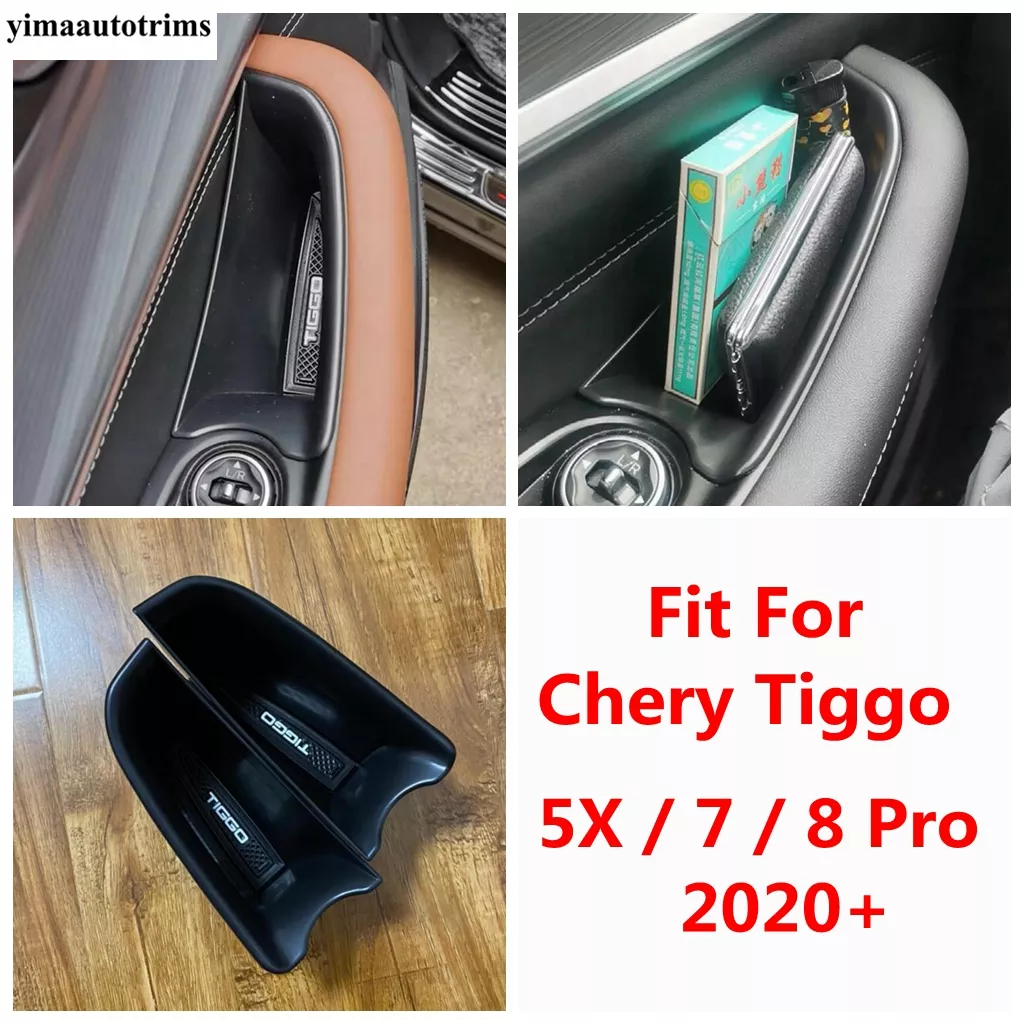 Chery Tiggo 5X / 7 / 8 Pro 2020 2021 2023 전면 내부 문짝 팔걸이 보관함 장식 커버 키트, 자동차 인테리어 액세서리 트림 title=Chery Tiggo 5X / 7 / 8 Pro 2020 2021 2023 전면 내부 문짝 팔걸이 보관함 장식 커버 키트, 자동차 인테리어 액세서리 트림 
